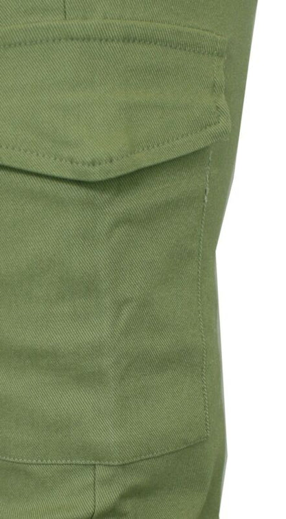 Ladies Combat Cargo Trouser Stretch Elasticated Waist Cotton Blend Cargo Pant