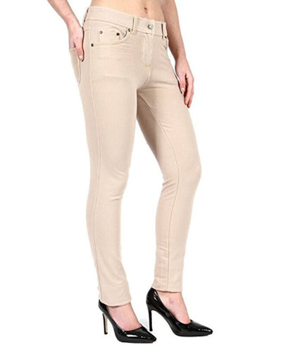 Pantalon Jegging Femme Taille Plus Extensible Slim Poches UK Tailles 8-26