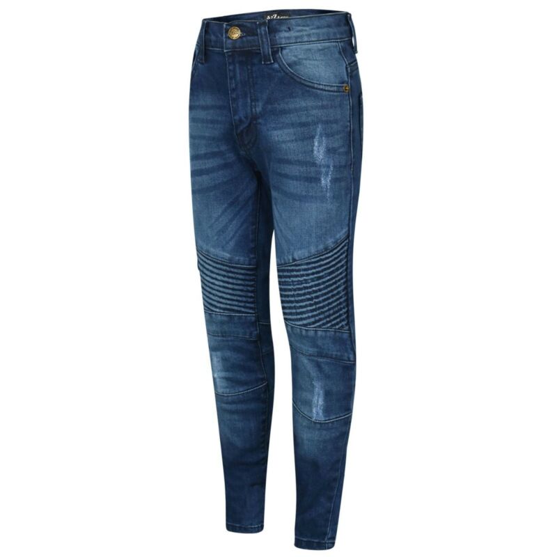 Jeans enfant garçon stretch déchiré coupe skinny 5-13 ans