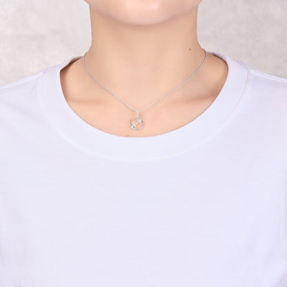 Sagittarius Star Sign Zodiac Necklace and Quote Card with Zircondia® Crystals