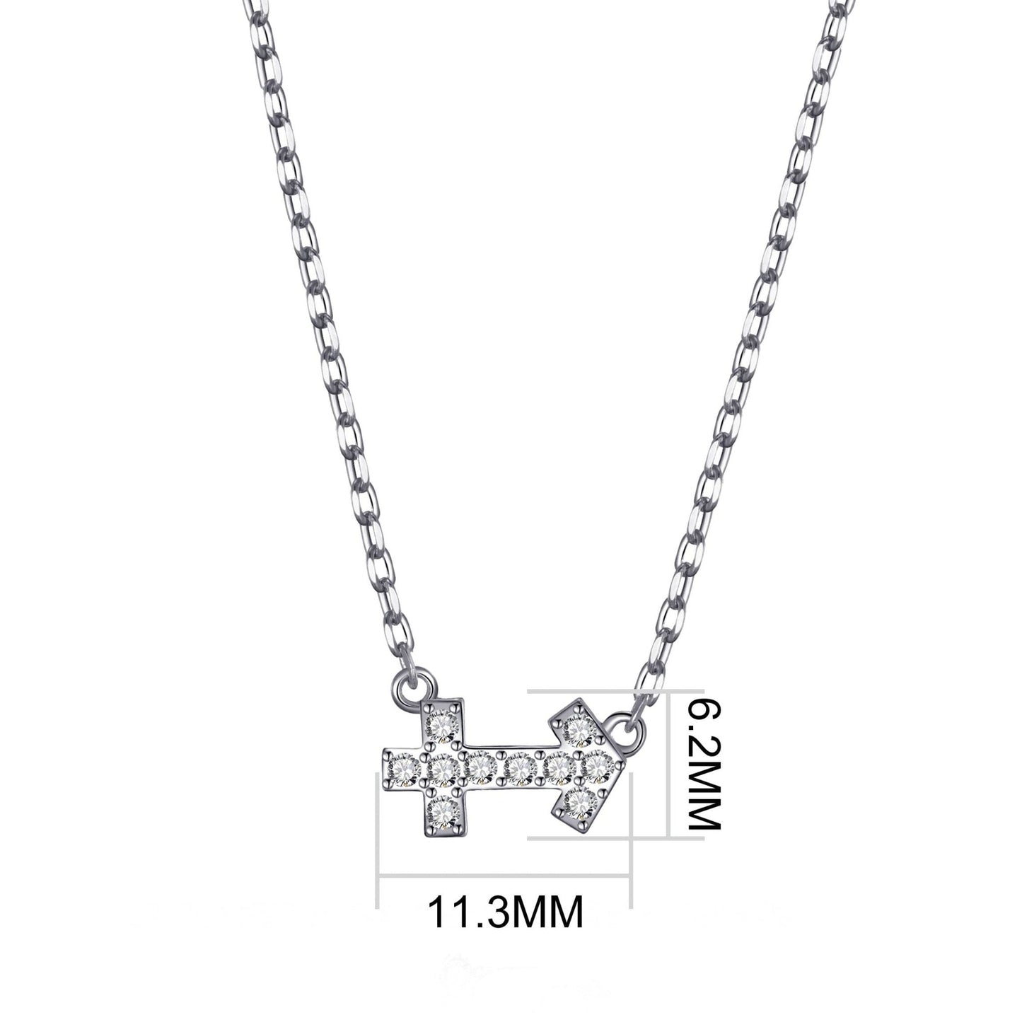 Sagittarius Zodiac Star Sign Necklace Created with Zircondia® Crystals