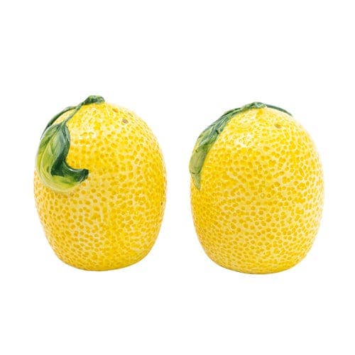 Salt and Pepper Pots in Gift Box Mediterranean Lemon