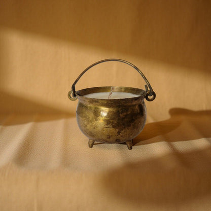 Vintage Salt Cellar Candle
