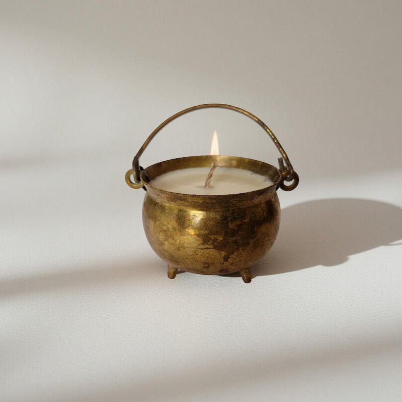 Vintage Salt Cellar Candle