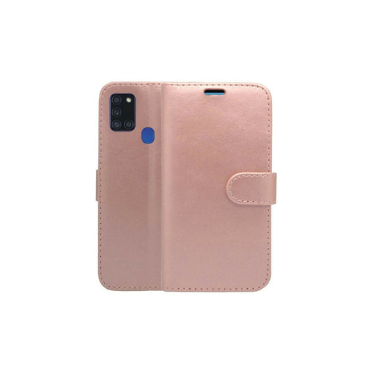 Samsung Galaxy A21s Book Flip Case Leather Wallet