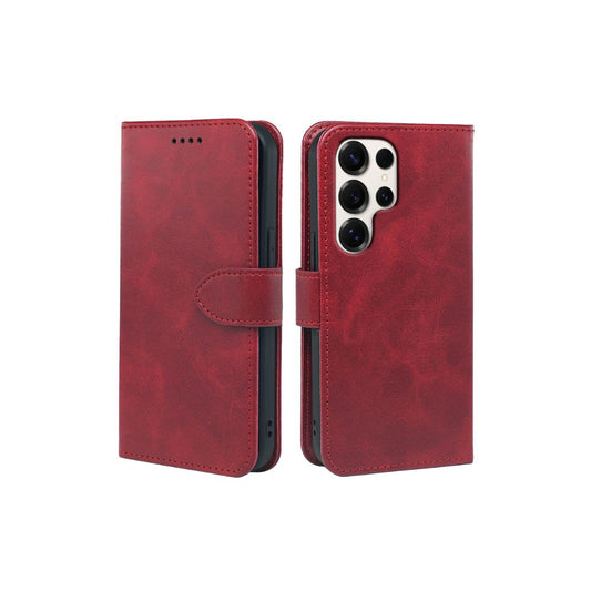 Samsung Galaxy S25 Series Book Flip Case Leather Wallet