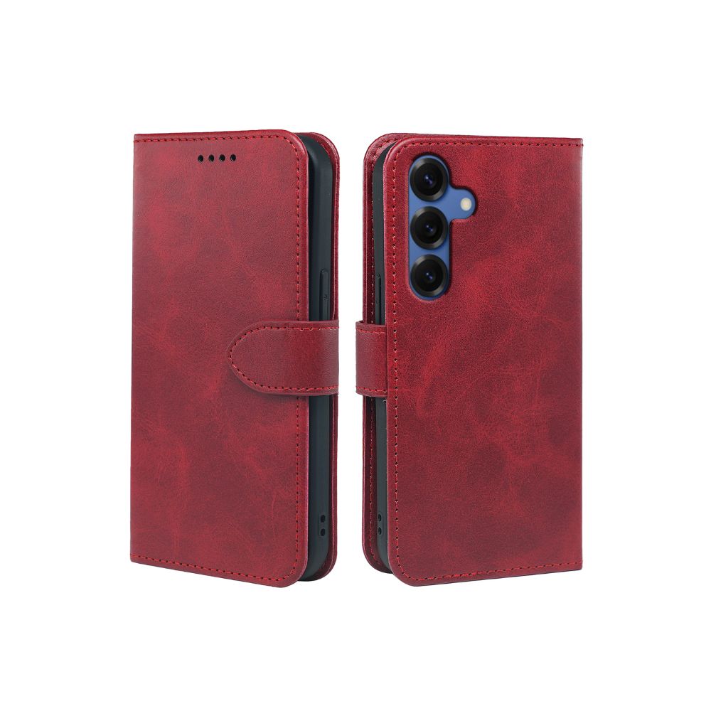 Étui portefeuille en cuir à rabat pour Samsung Galaxy S26 Series
