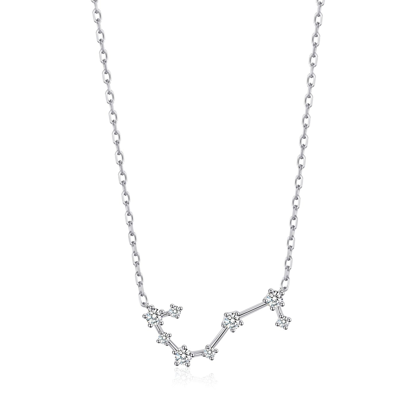 Scorpio Star Sign Zodiac Constellation Necklace with Zircondia® Crystals