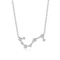 Scorpio Star Sign Zodiac Constellation Necklace with Zircondia® Crystals