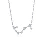 Collier Constellation Zodiaque Scorpion avec Cristaux Zircondia®
