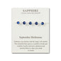 September Birthstone Bracelet Created with Sapphire Zircondia® Crystals