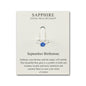 September (Sapphire) Adjustable Birthstone Ring Created with Zircondia® Crystals