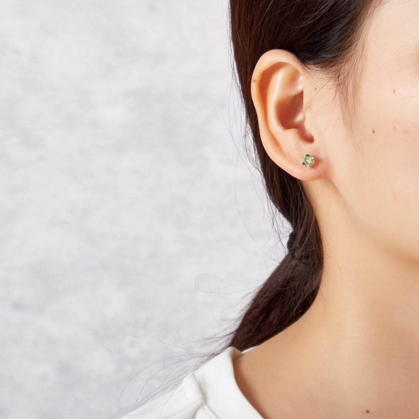 Seven Pack of Solitaire Earrings Created with Zircondia® Crystals