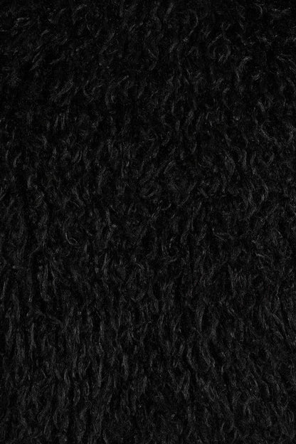 Banned Zafira Black Faux Fur Cropped Jacket