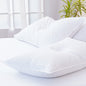 Bella Flannelette (Brushed Cotton) - White Pillowcases Pair