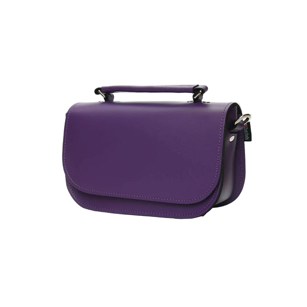 Aura Handmade Leather Bag - Purple
