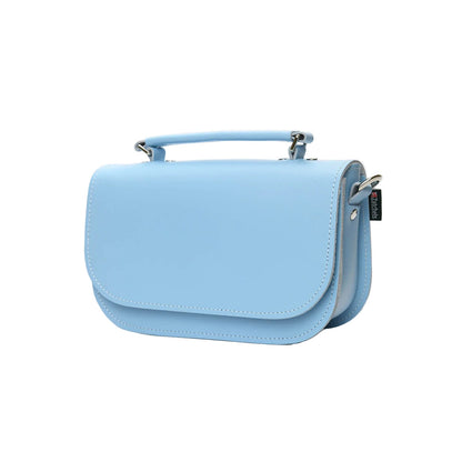 Aura Handmade Leather Bag - Baby Blue