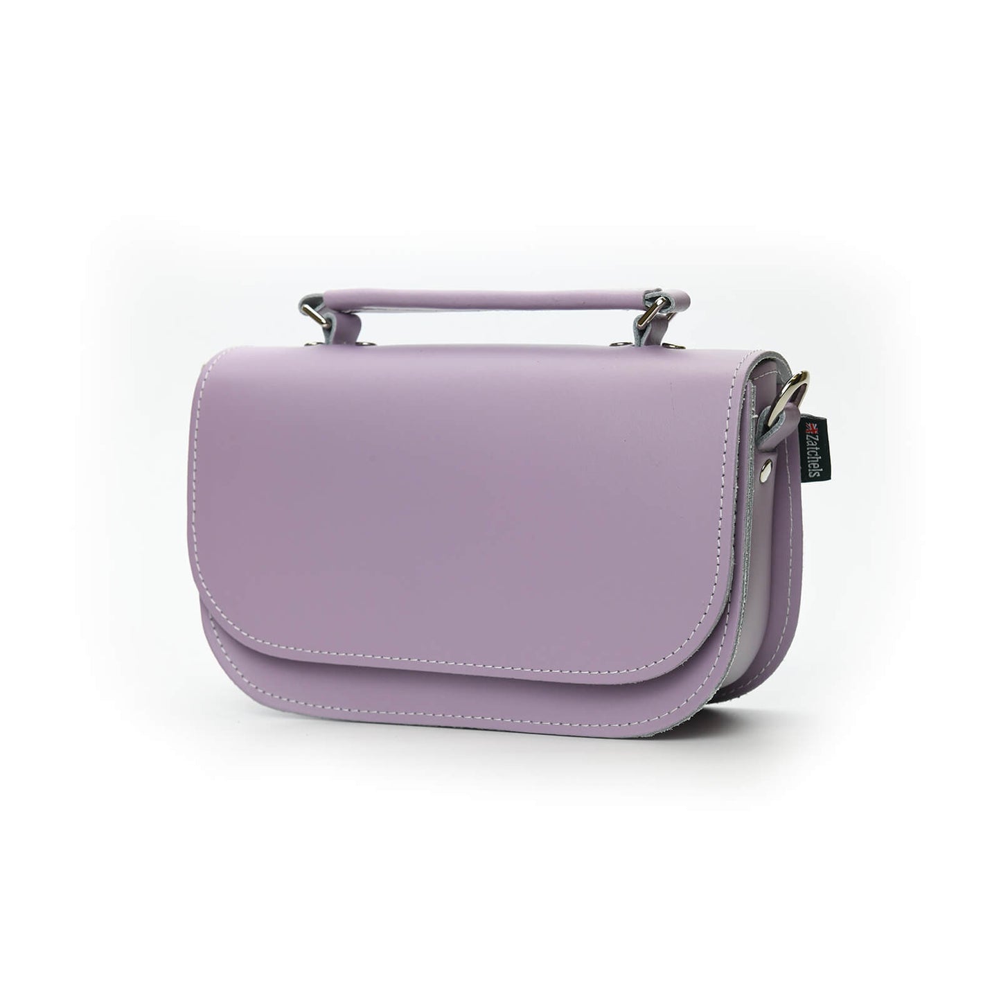 Sac en cuir fait main Aura - Violet pastel