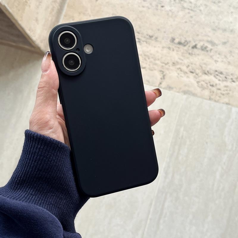 Coque de protection d'objectif en silicone pour iPhone 16 Series