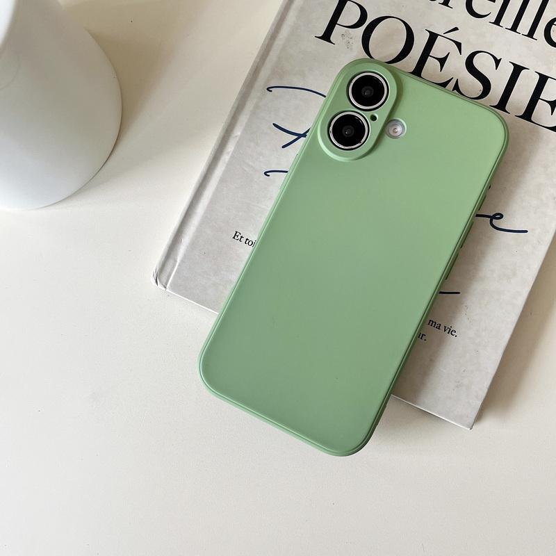 Coque de protection d'objectif en silicone pour iPhone 16 Series