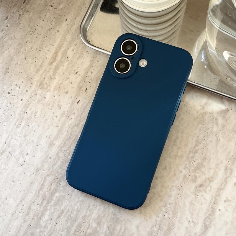 Coque de protection d'objectif en silicone pour iPhone 16 Series