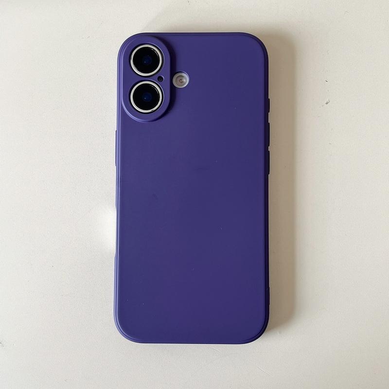 Coque de protection d'objectif en silicone pour iPhone 16 Series