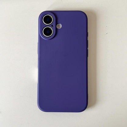 Coque de protection d'objectif en silicone pour iPhone 16 Series