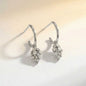 Silver Lyra Hoop Earrings