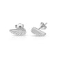 Silver Plated Angel Wing Earrings