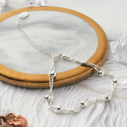 Silver Plated Ball Bracelet