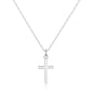 Silver Plated Cross Necklace