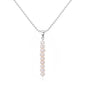 Silver Plated Freshwater Pearl Drop Necklace