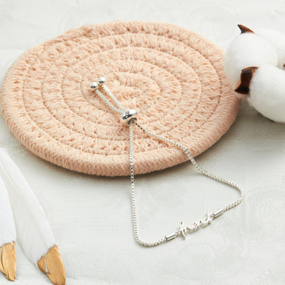 Silver Plated Friend Bracelet Created with Zircondia® Crystals