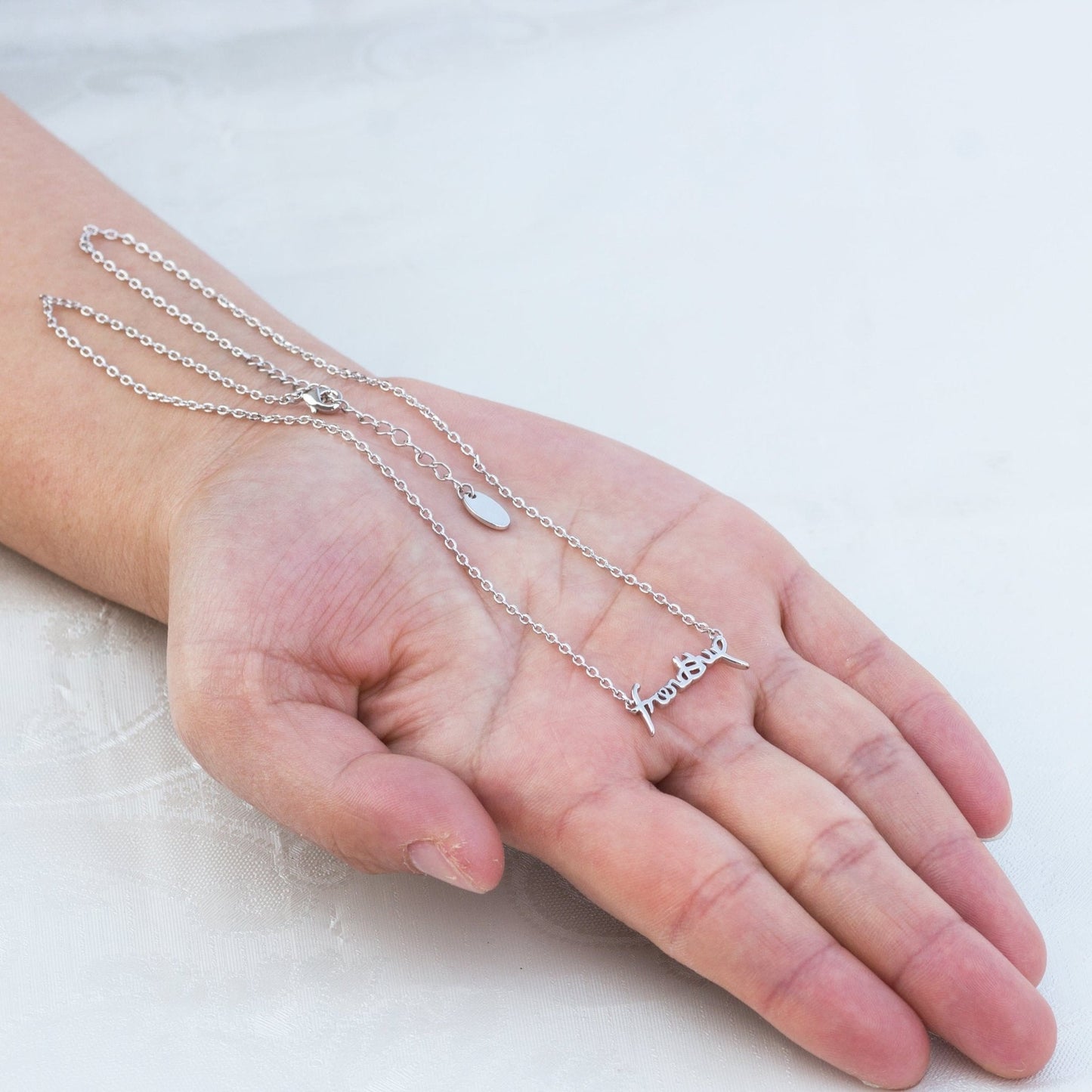 Silver Plated Friendship Necklace