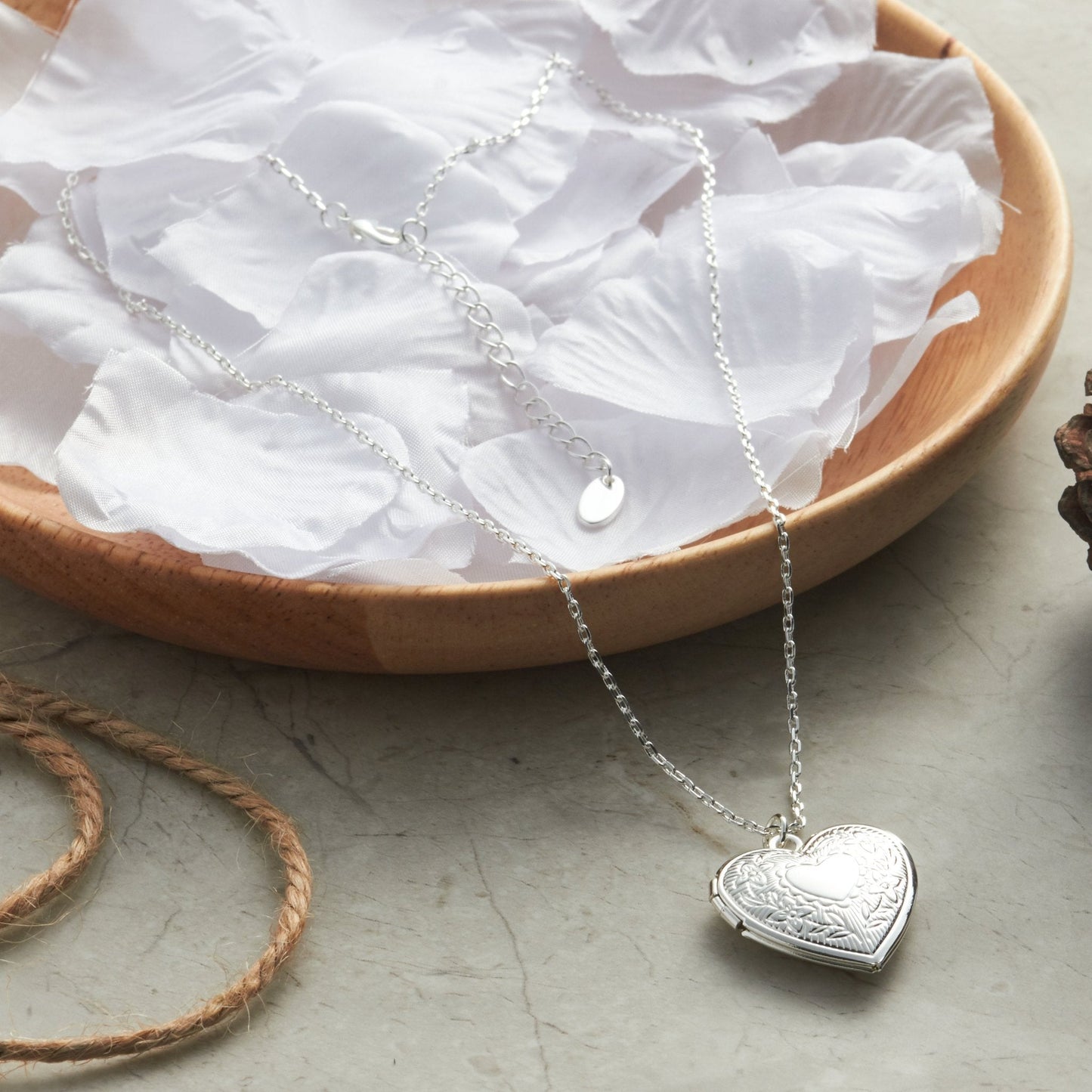 Silver Plated Heart Locket