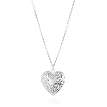 Silver Plated Heart Locket