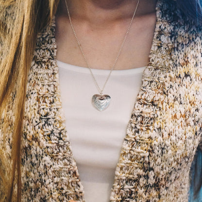 Silver Plated Heart Locket
