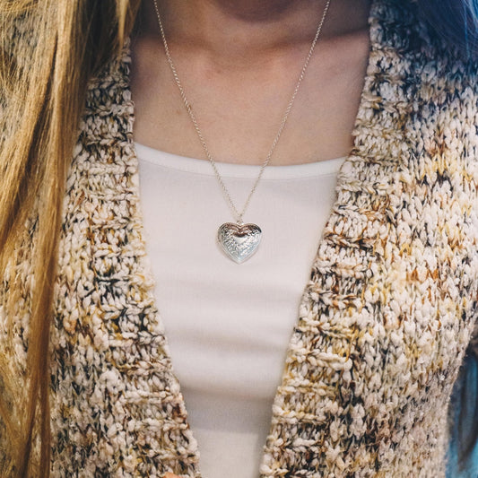 Silver Plated Heart Locket