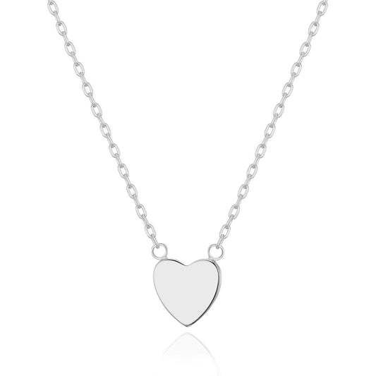 Silver Plated Heart Necklace
