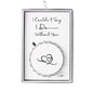 Silver Plated I Couldn't Say I Do Without You Heart Link Stretch Bracelet with Gift Box