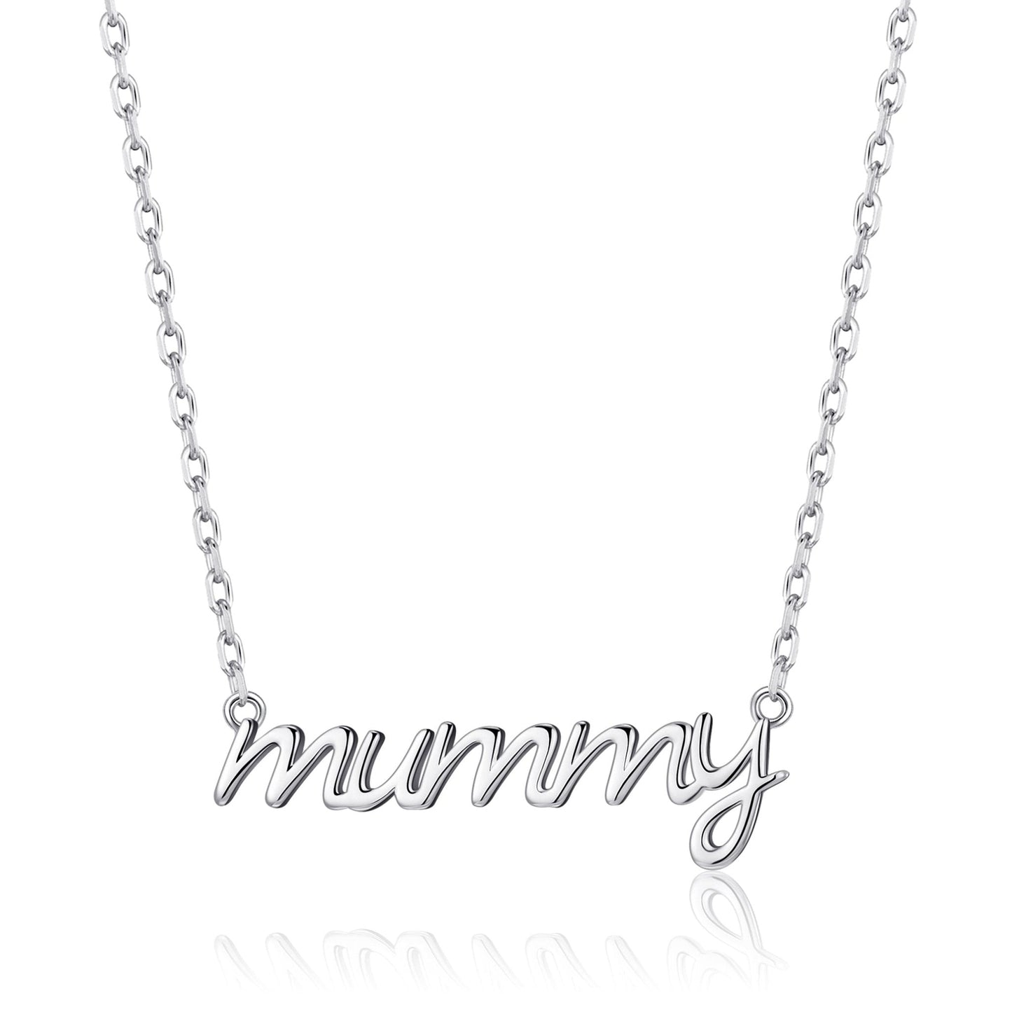 Silver Plated Mummy Necklace