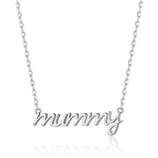 Silver Plated Mummy Necklace