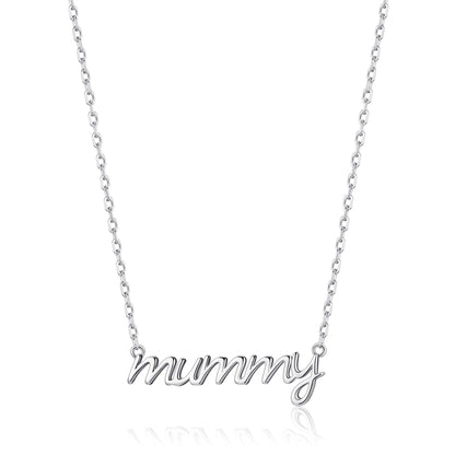 Silver Plated Mummy Necklace