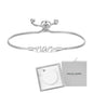 Silver Plated Nan Bracelet Created with Zircondia® Crystals with Gift Box
