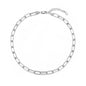 Silver Plated Paperclip Necklace