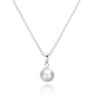Silver Plated Shell Pearl Necklace
