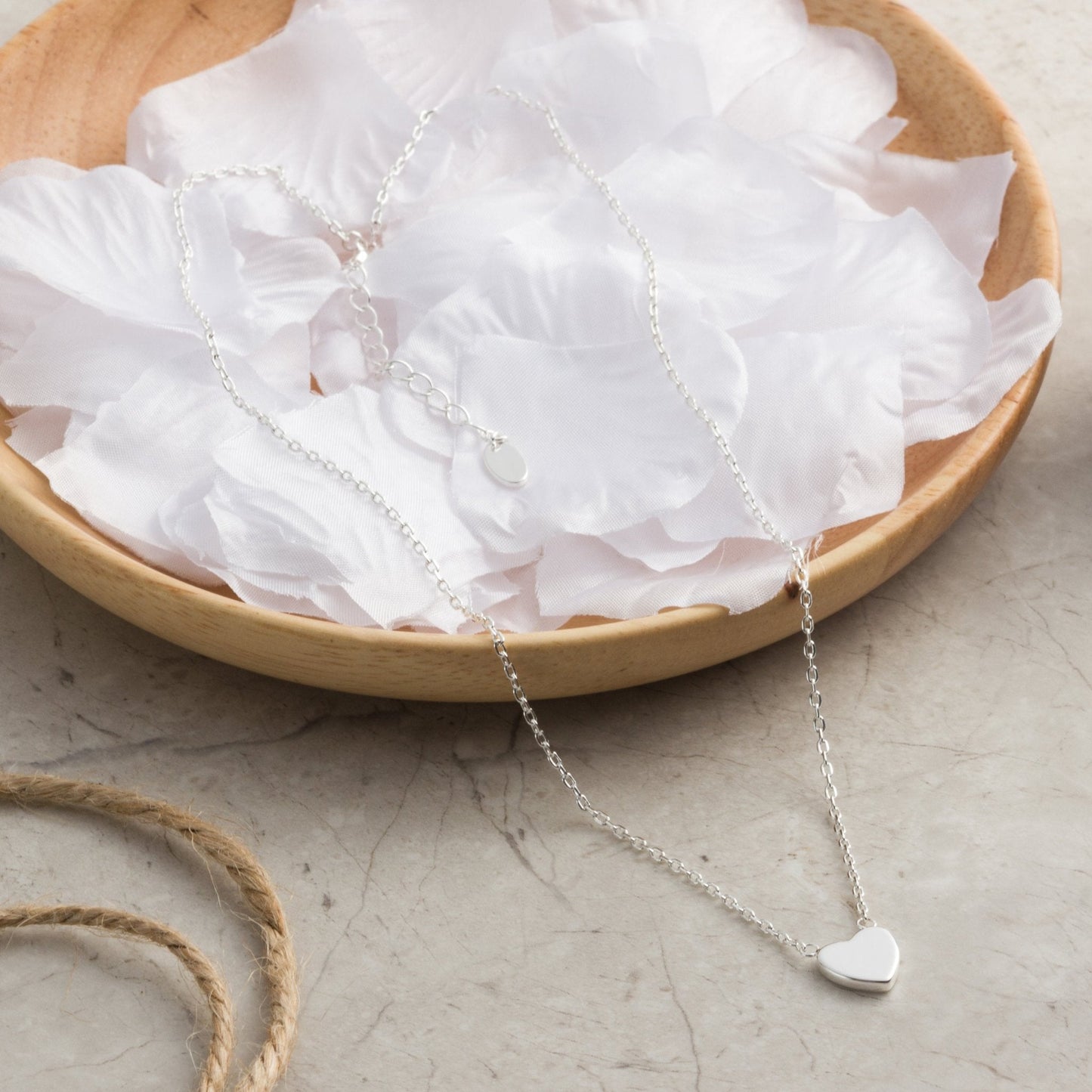 Silver Plated Sister Heart Necklace with Quote Card