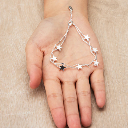 Silver Plated Star Bracelet