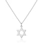 Silver Plated Star of David Necklace