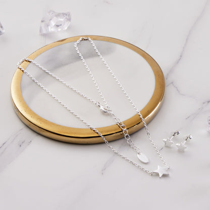 Silver Plated Star Set